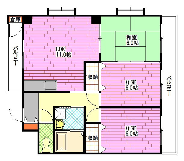 コスモピアの間取り