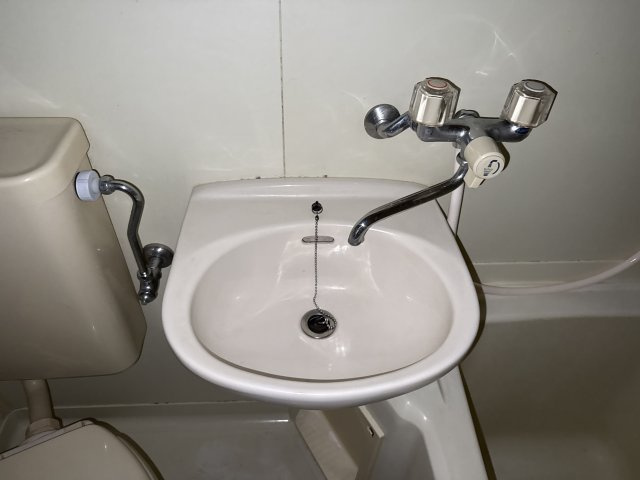 朝日プラザ佃町の洗面所