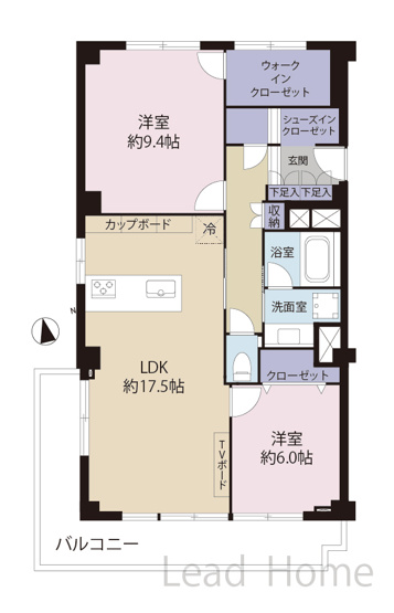 【間取り】 | コープ高輪