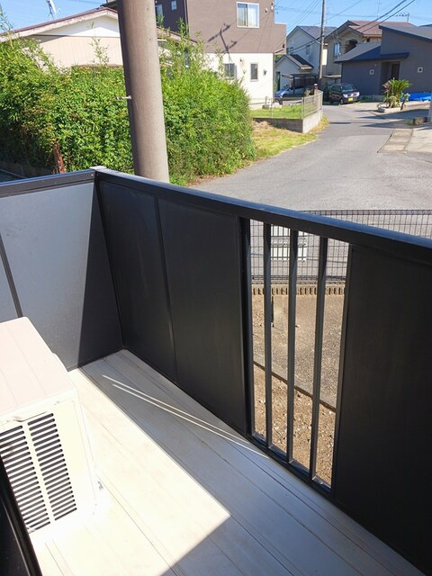 プラムフィールドDのバルコニー