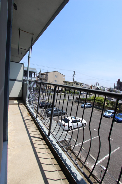 コーポやすり苑のバルコニー