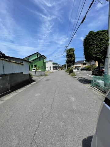 清水町　売土地の前面道路含む現地写真