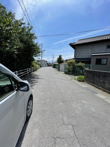 清水町　売土地の前面道路含む現地写真