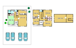 【間取り】 | 野洲市西河原　中古戸建