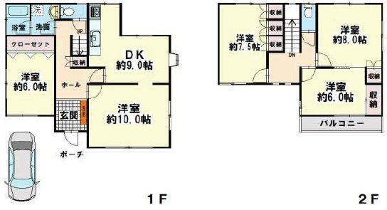 【間取り】 | 神戸市垂水区神和台1丁目　中古戸建