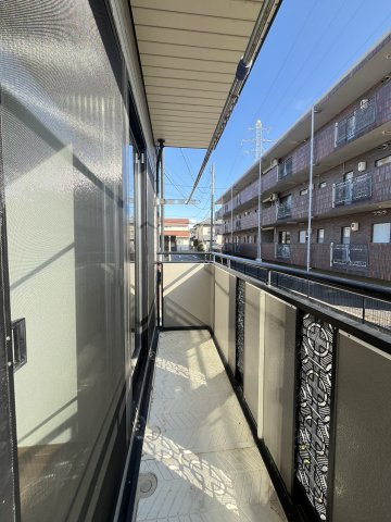 ガーデンスクエア　D棟のバルコニー