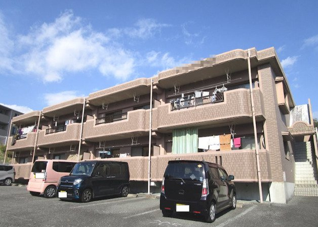 熊本市北区龍田６丁目の賃貸マンションの外観