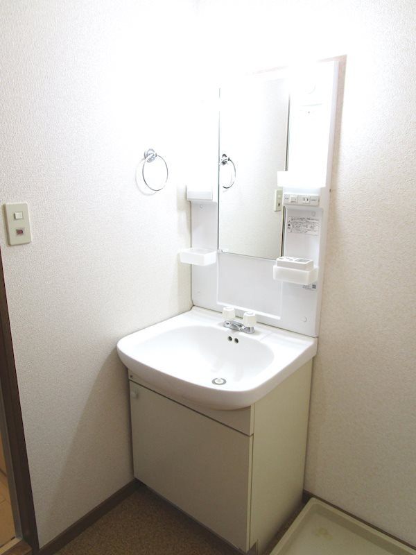 熊本市北区龍田６丁目の賃貸マンションの独立洗面台