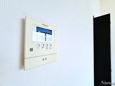 【セキュリティ】 | エルフパパ庄内緑地 | モニター付きインターホンです。