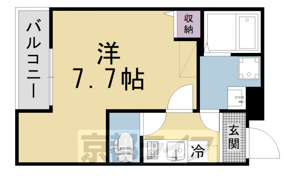 グラン京都西陣の間取り|別タイプの間取りです