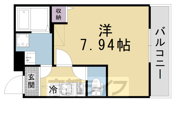 グラン京都西陣の間取り|別タイプの間取りです