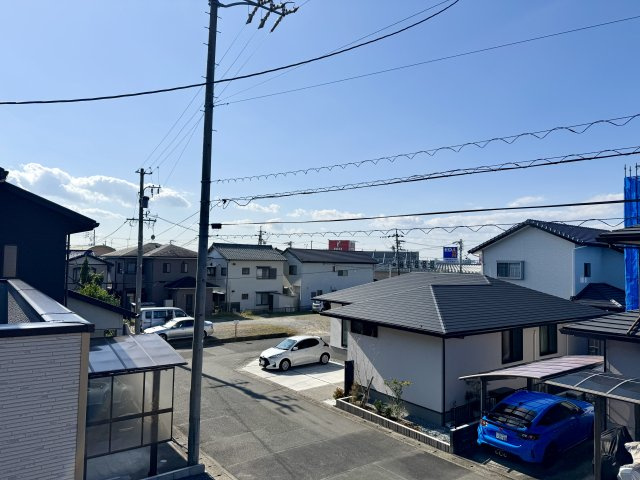 中央区萩丘第2の展望|バルコニーからの眺望です。