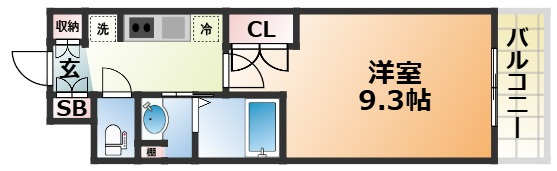 アルファレガロ神戸ウエストの間取り