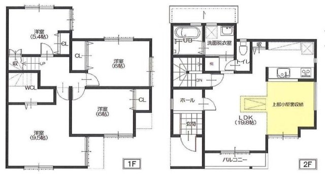 【横浜市保土ケ谷区桜ケ丘1丁目40-6新築戸建て】★仲介手数料無料★（桜台小学校・岩崎中学校）の間取り