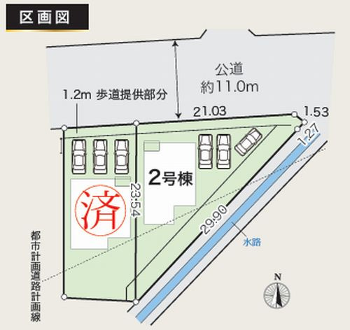 【間取り】 | 【仲介手数料０円】平塚市南金目10期　新築一戸建て　全2棟 | 1号棟　平塚市南金目10期　新築一戸建て　全2棟