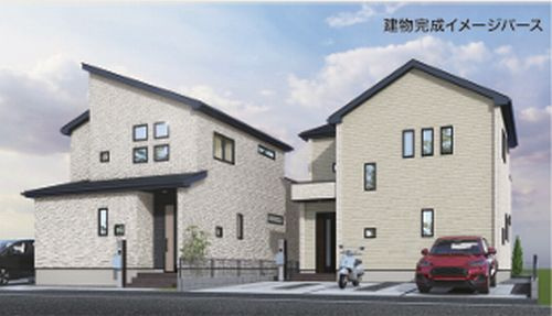 【外観】 | 【仲介手数料０円】平塚市南金目10期　新築一戸建て　全2棟 | 2号棟　平塚市南金目10期　新築一戸建て　全2棟