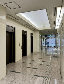 五反田ブリックビルのロビー|落ち着いたロビーです