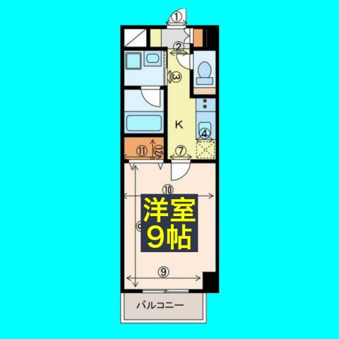 プランドール浅間町(旧ラクラス浅間町)の間取り