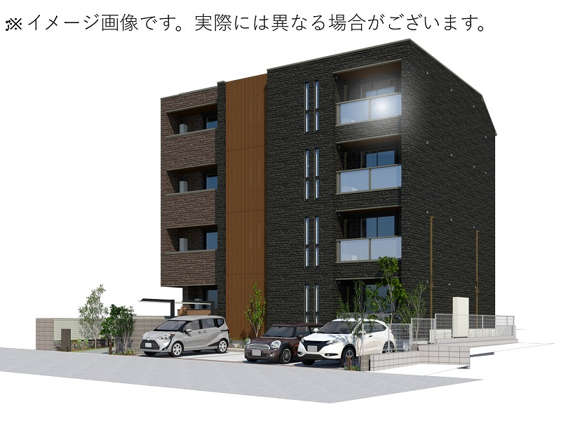 リヴェック柏Ⅱの外観パース