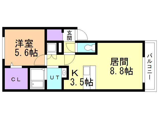 クオーレの間取り