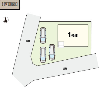 【区画図】 | 富岡市七日市　１号棟