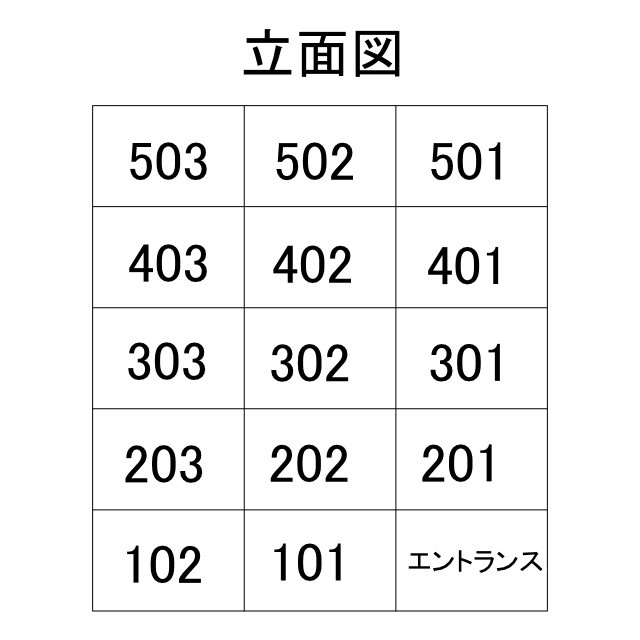 壱番館の間取り