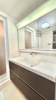 【洗面所】 | 杁中スカイタウンＡ棟 | 広い洗面スペース