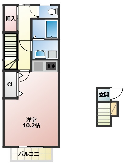 【間取り】 | クレシタ神ノ輪