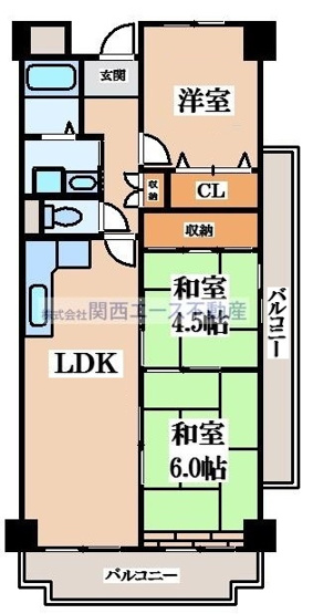 【間取り】 | サンマンション南野