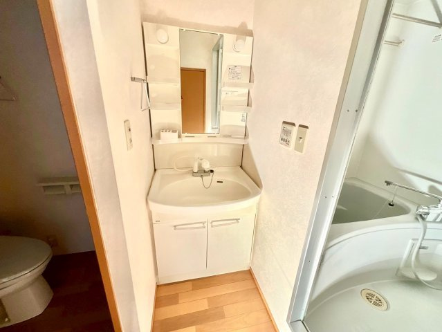 パレルINUIの洗面所|スペースが確保できる洗面所です