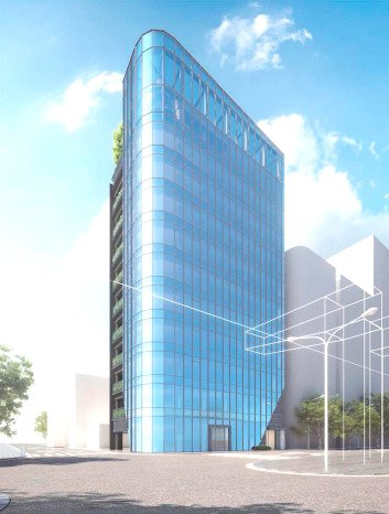 ＡＱＵＡ西本町の外観パース