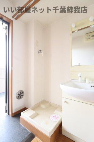 ドリーム７８の洗面所|洗濯機置場