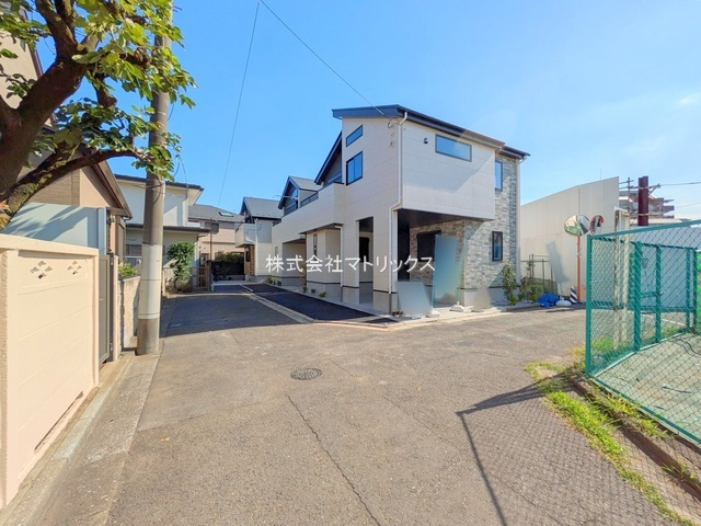 練馬区石神井町8丁目　21帖超リビング　ロフト×車庫付き戸建の外観|1号棟