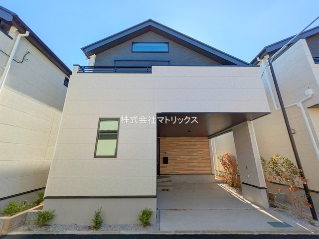 練馬区石神井町8丁目　21帖超リビング　ロフト×車庫付き戸建の外観|2号棟