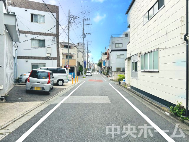 葛飾区東四つ木4丁目中古住宅の前面道路含む現地写真|全面道路