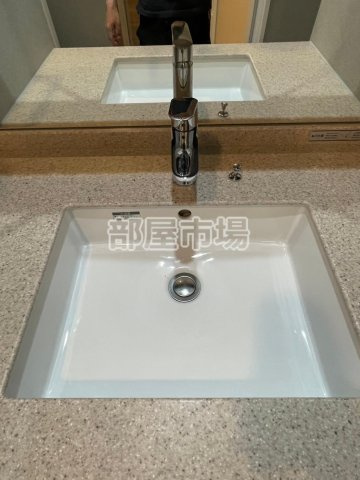 クレストコート上野の洗面所|シンク