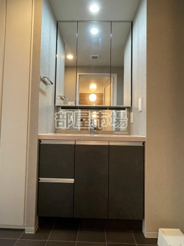 クレストコート上野の洗面所