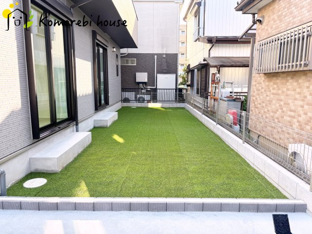 上尾市西宮下4丁目　新築一戸建て　Aの庭|お庭も活用できます