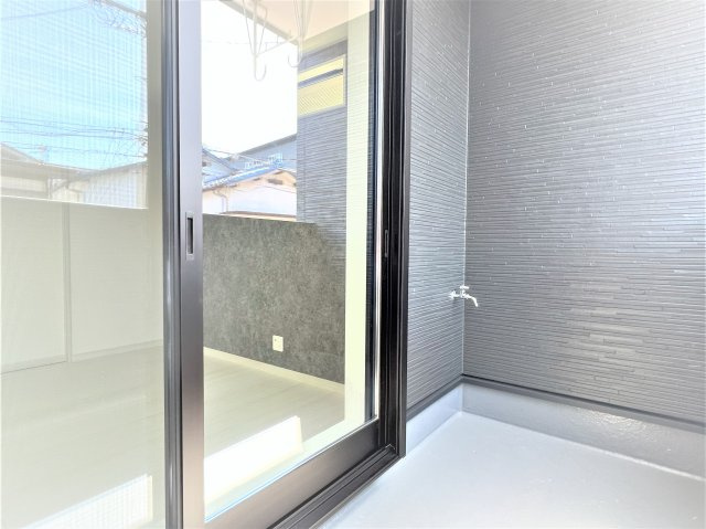 堺市東区日置荘北町　令和5年築4ＬＤＫのバルコニー