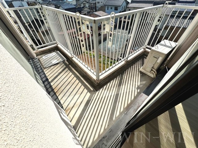ハイツ船町のバルコニー