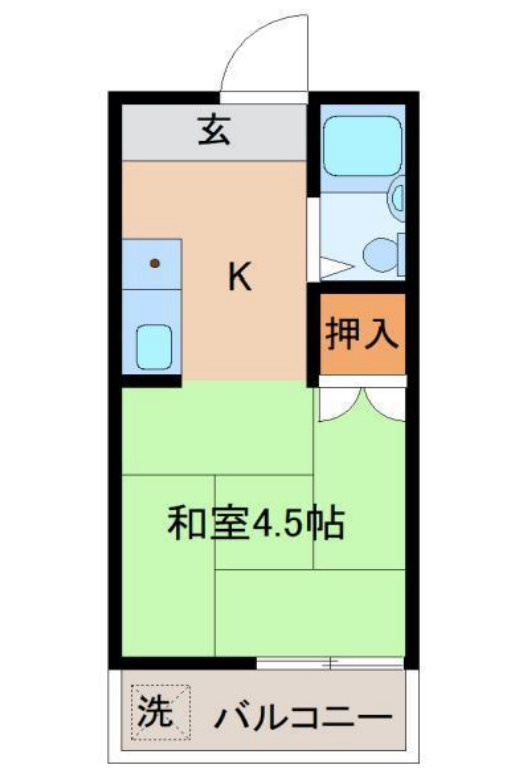 日の出コーポの間取り