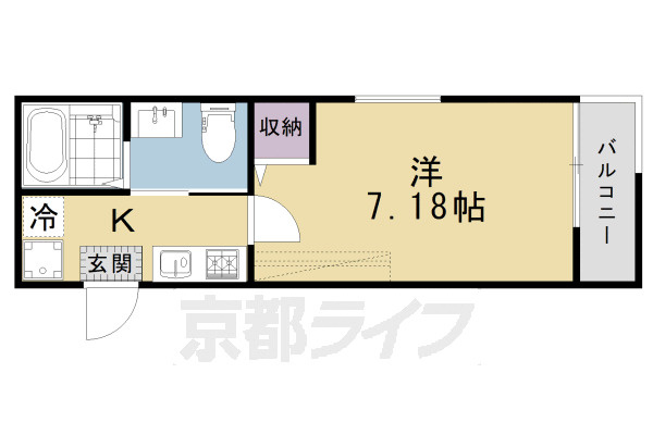 グラン堀川今出川の間取り|【代表的な間取りです】