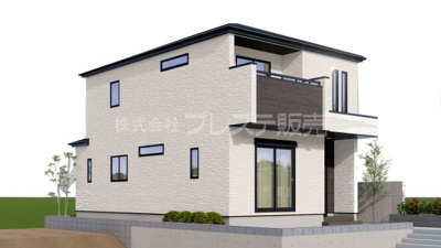 【完成予想図】 | 大和郡山市新木町の新築一戸建 全５区画 | ４号地建物完成イメージ／ご内覧いただけるモデルハウスもあります♪※現地に係員は常駐しておりません。