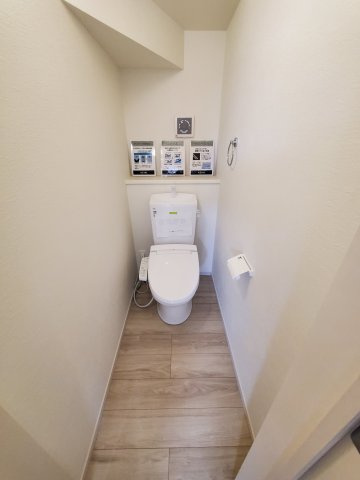 三郷市　新和1丁目　新築戸建　全1棟のトイレ|施工例です