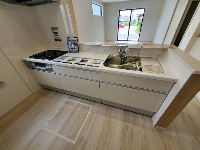 三郷市　新和1丁目　新築戸建　全1棟のキッチン|施工例です