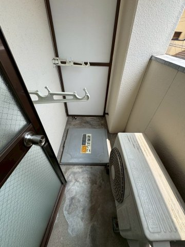 ドミール大田のバルコニー