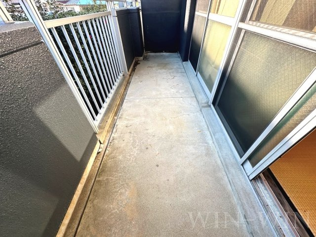 第2橋本マンションのバルコニー