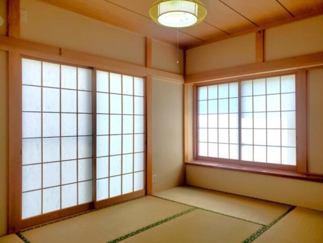山武郡九十九里町片貝　中古住宅の和室|内外装リフォーム済み令和7年7月４LDK 全室新規エアコン完備 給湯器エコジョーズ 海岸まで車約5分