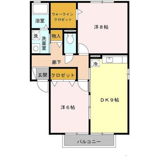 【間取り】 | モア　エクレール　Ａ棟