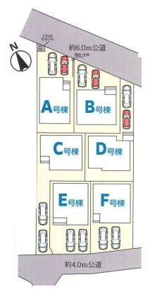 北足立郡伊奈町西小針1丁目131番　新築一戸建て　ハートフルタウン　Fの区画図|F号棟